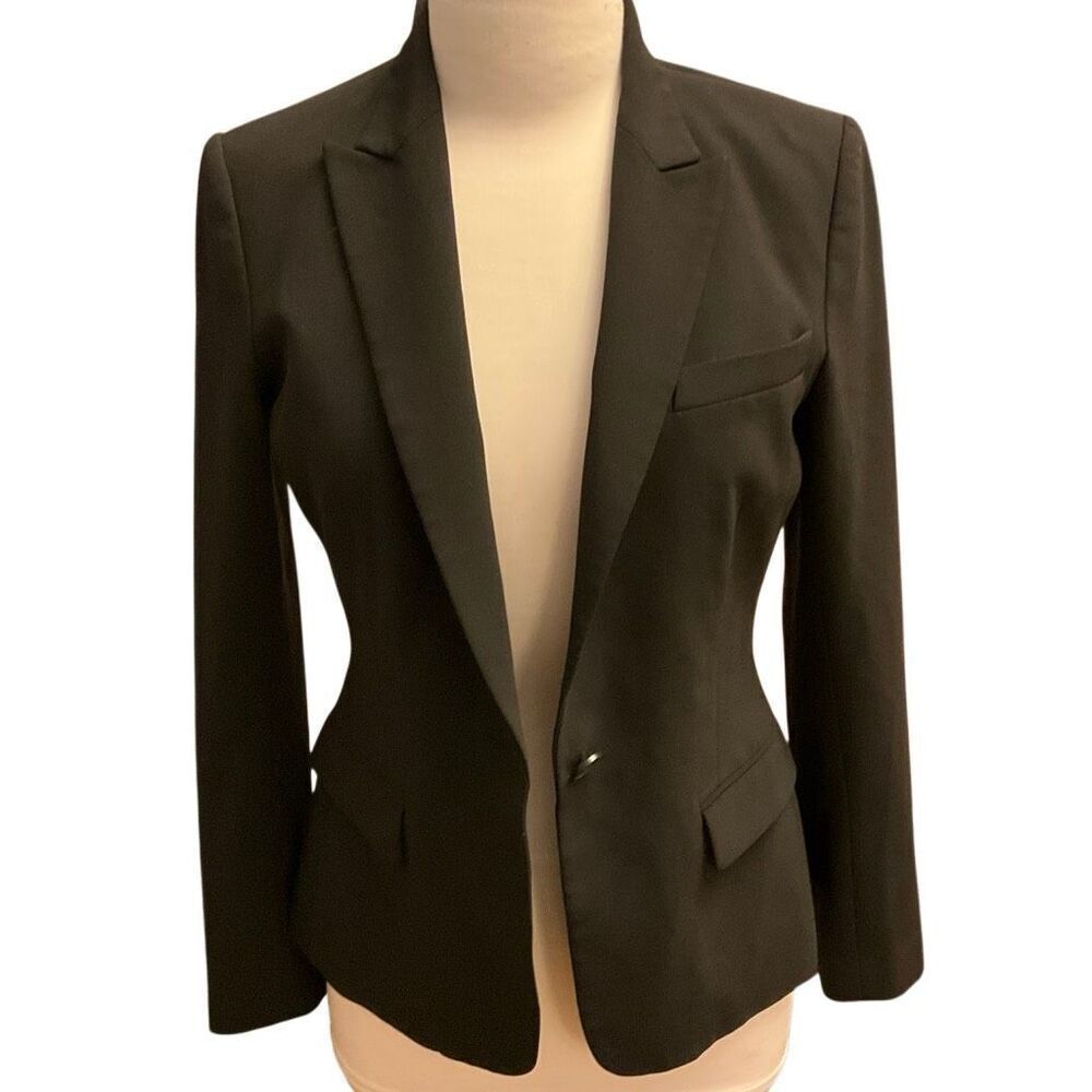 Black Blazer Theory Quality luxury minimalist Black 8 capsulewardrobe